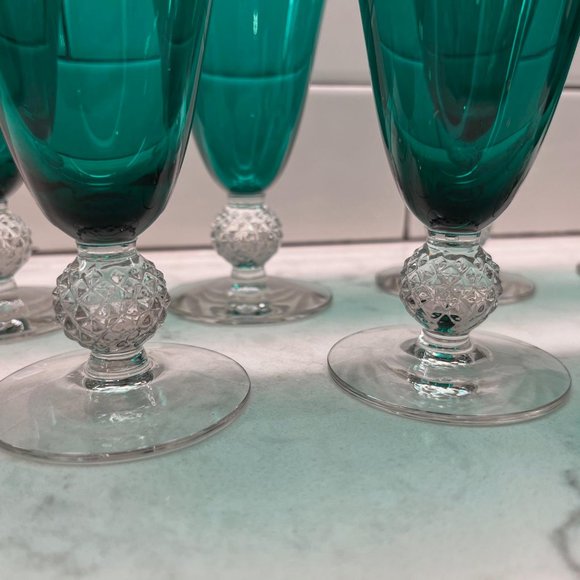 Morgantown Golf Ball for sale | eBay (8) Vintage Juice Glass Golf Ball Stiegel Green by MORGANTOWN, 1939=1971